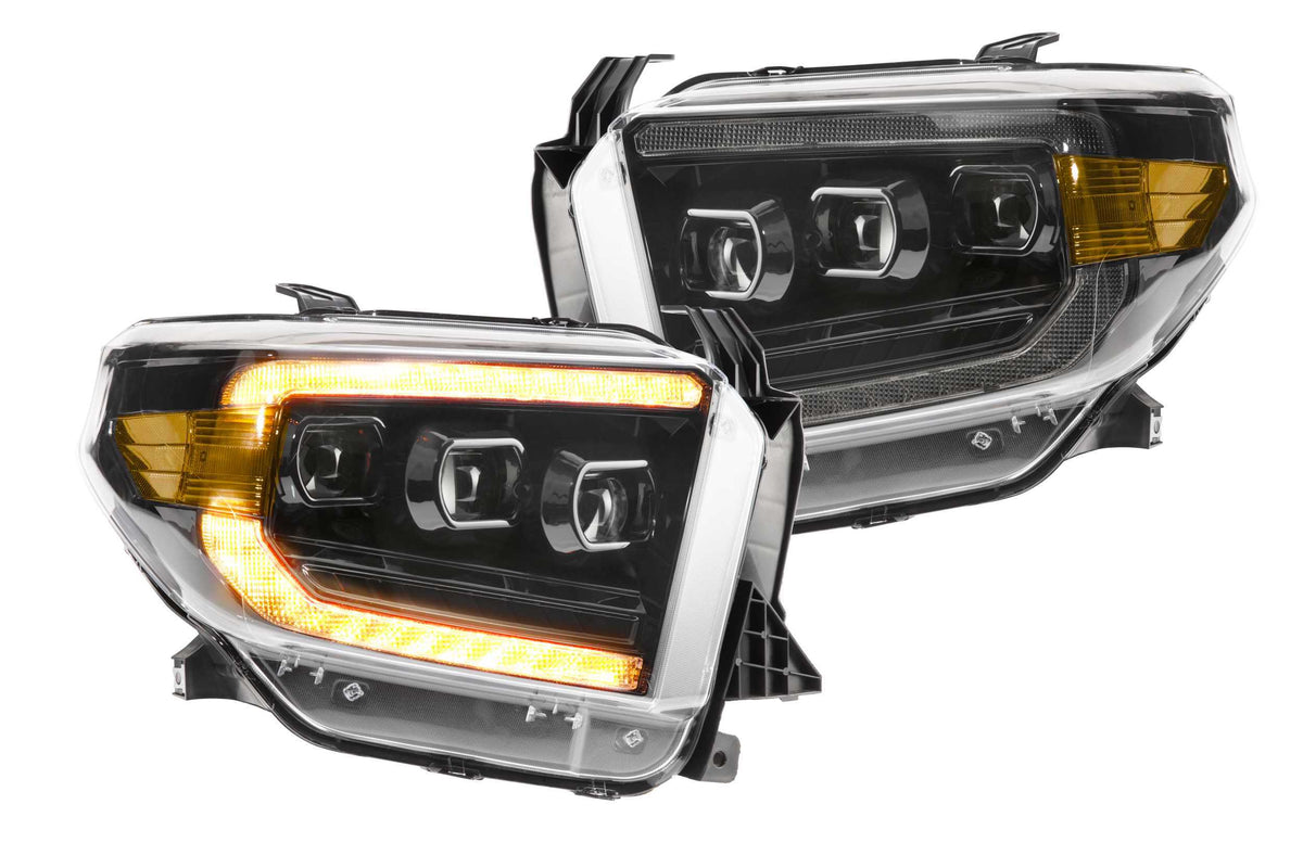 XB LED Headlights: Toyota Tundra (14-21 / Amber DRL / Set) - Headlights (Image 1 of 6)
