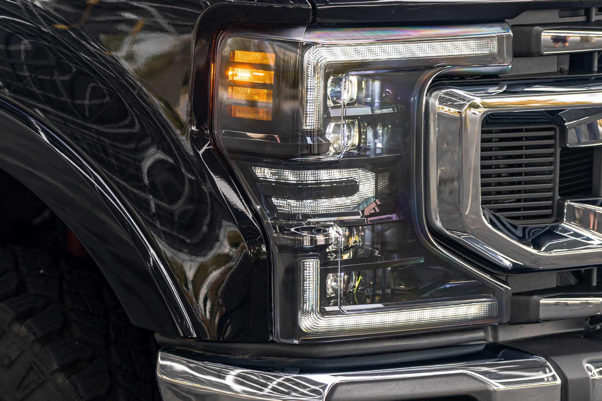 XB LED Headlights: Ford Super Duty (20-22 / White DRL / Set) - Headlights (Image 5 of 6)