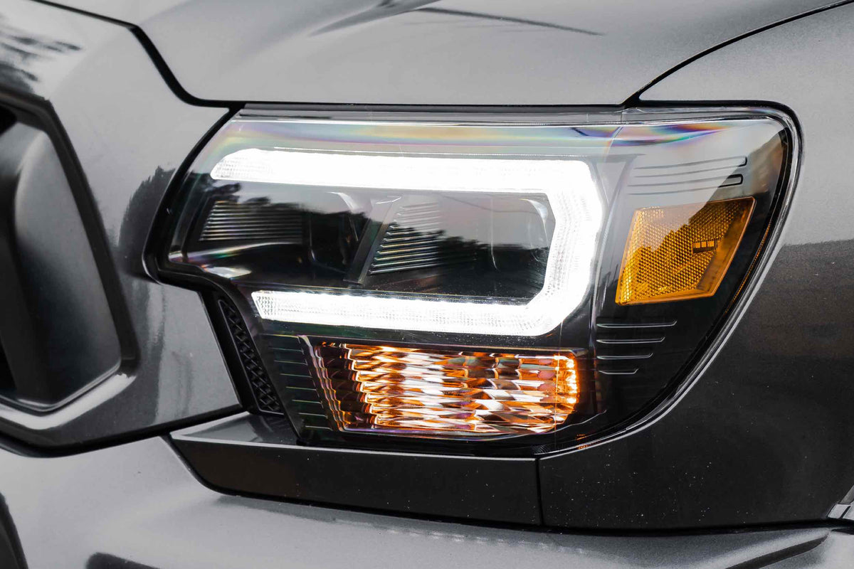 XB Hybrid LED Headlights: Toyota Tacoma (12-15 / White DRL / Set) - Headlights (Image 6 of 6)
