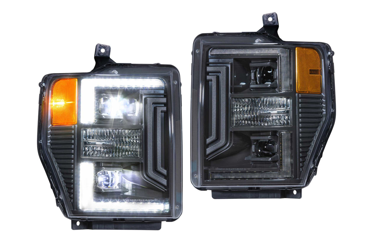 XB Hybrid LED Headlights: Ford Super Duty (08-10 / Set) - Headlights (Image 1 of 6)