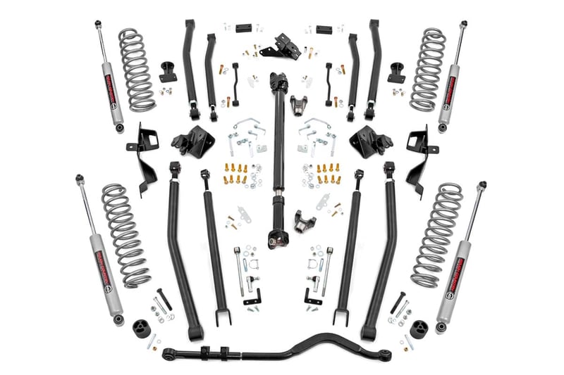 RC 6 Inch Lift Kit | Long Arm | M1R | Jeep Wrangler Unlimited 4WD (2018-2023) (manufacturer page)