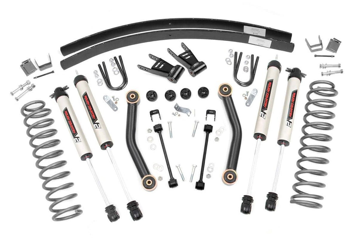4.5 Inch Lift Kit | V2 | Rear AAL | Jeep Cherokee XJ 2WD/4WD (1984-2001) - Susp Lift Kits 4wd (Image 1 of 6)