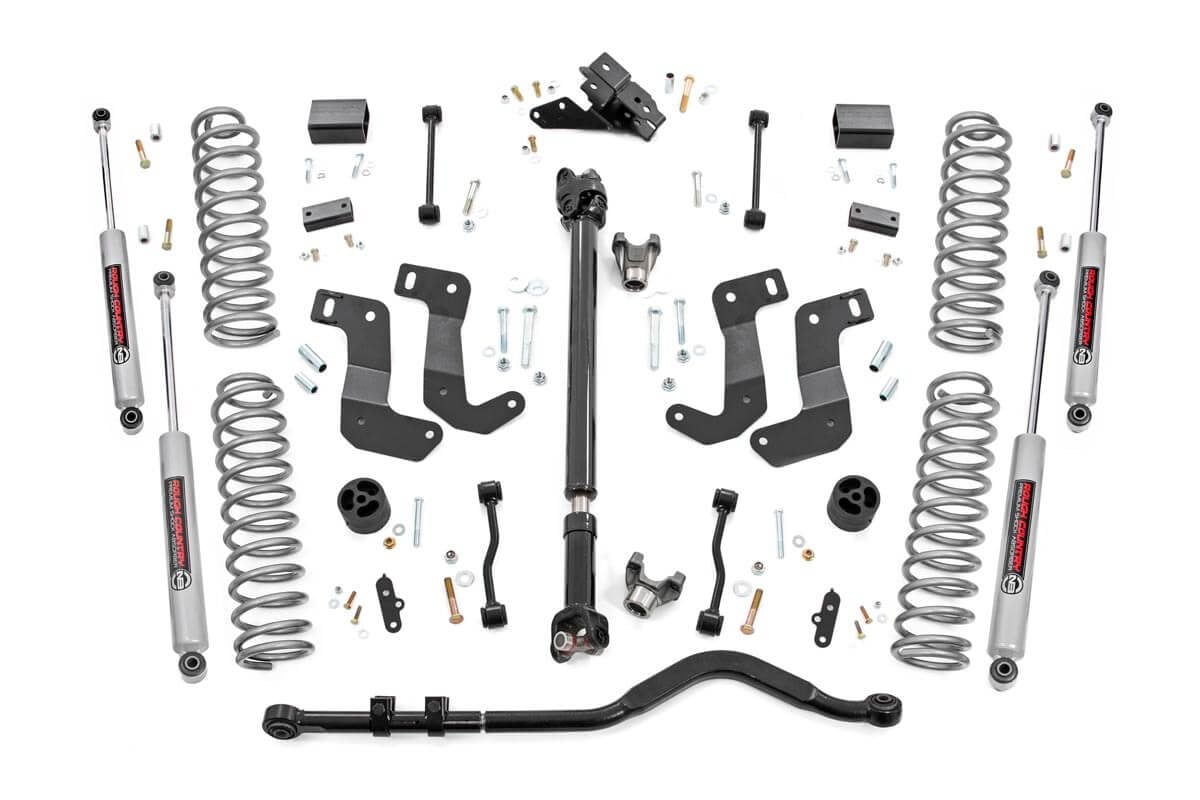 3.5 Inch Lift Kit | C/A Drop | Front D/S | Jeep Wrangler JL 4WD (2024-2026) - Susp Lift Kits 4wd (Image 1 of 6)