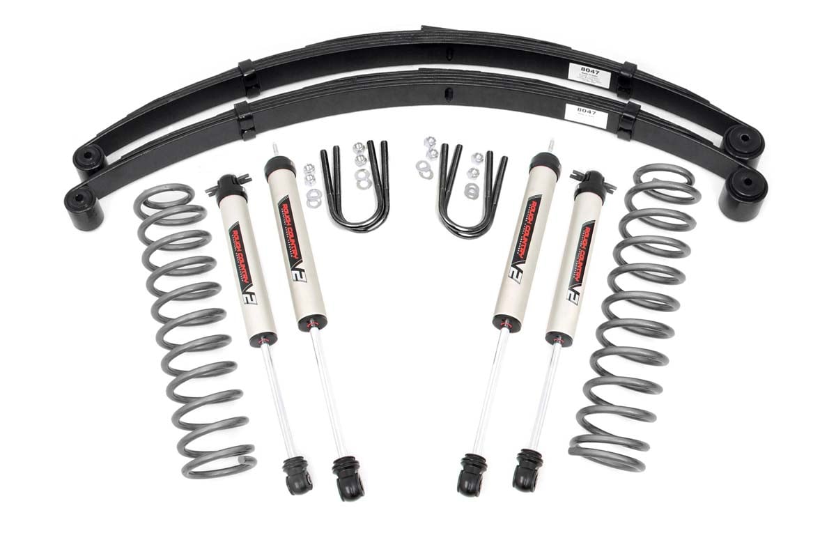 3 Inch Lift Kit | RR Springs | V2 | Jeep Cherokee XJ 2WD/4WD (1984-2001) - Susp Lift Kits 4wd (Image 3 of 5)
