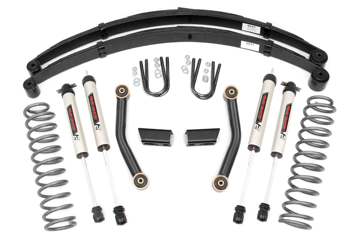 3 Inch Lift Kit | Series II | RR Springs | V2 | Jeep Cherokee XJ (84-01) - Susp Lift Kits 4wd (Image 1 of 5)