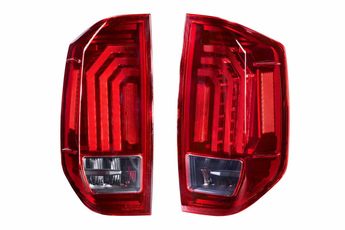 XB LED Tail Lights: 14-21 Toyota Tundra (Red Lens / Set) - Tail Lights (Image 1 of 6)