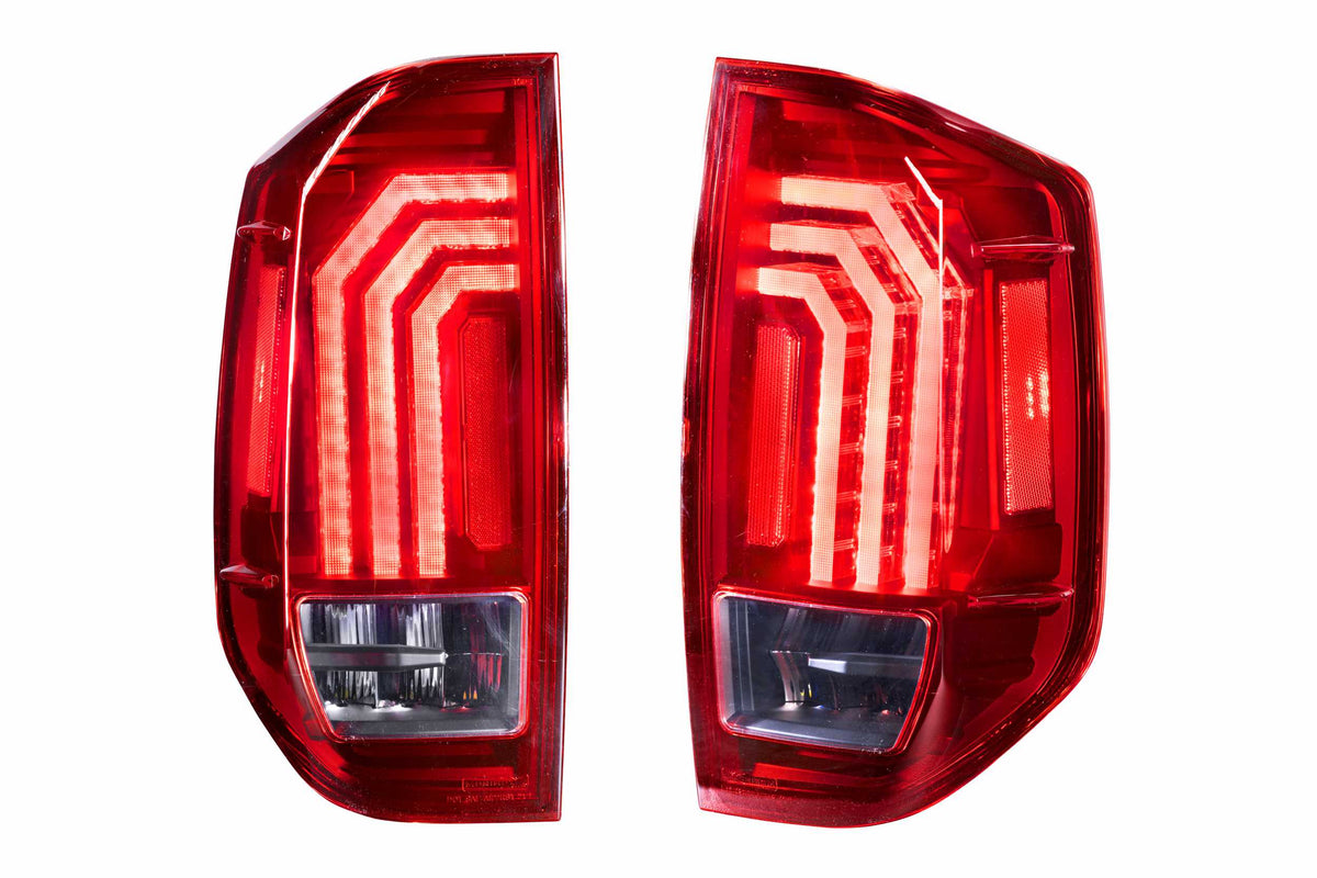 XB LED Tail Lights: 14-21 Toyota Tundra (Red Lens / Set) - Tail Lights (Image 2 of 6)