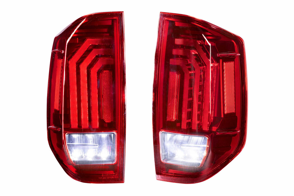 XB LED Tail Lights: 14-21 Toyota Tundra (Red Lens / Set) - Tail Lights (Image 3 of 6)