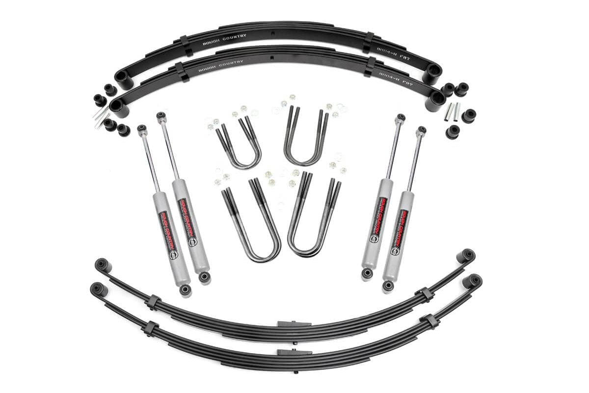 Rough Country 64530 3 Inch Lift Kit | Rear Springs | Jeep Grand Wagoneer/J10 Truck/J20 Truck/Wagoneer 4WD - Image 1