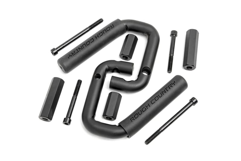 RC Grab Handles | Steel | FR & RR | Black | Jeep Wrangler JK/Wrangler Unlimited (07-18) (manufacturer page)