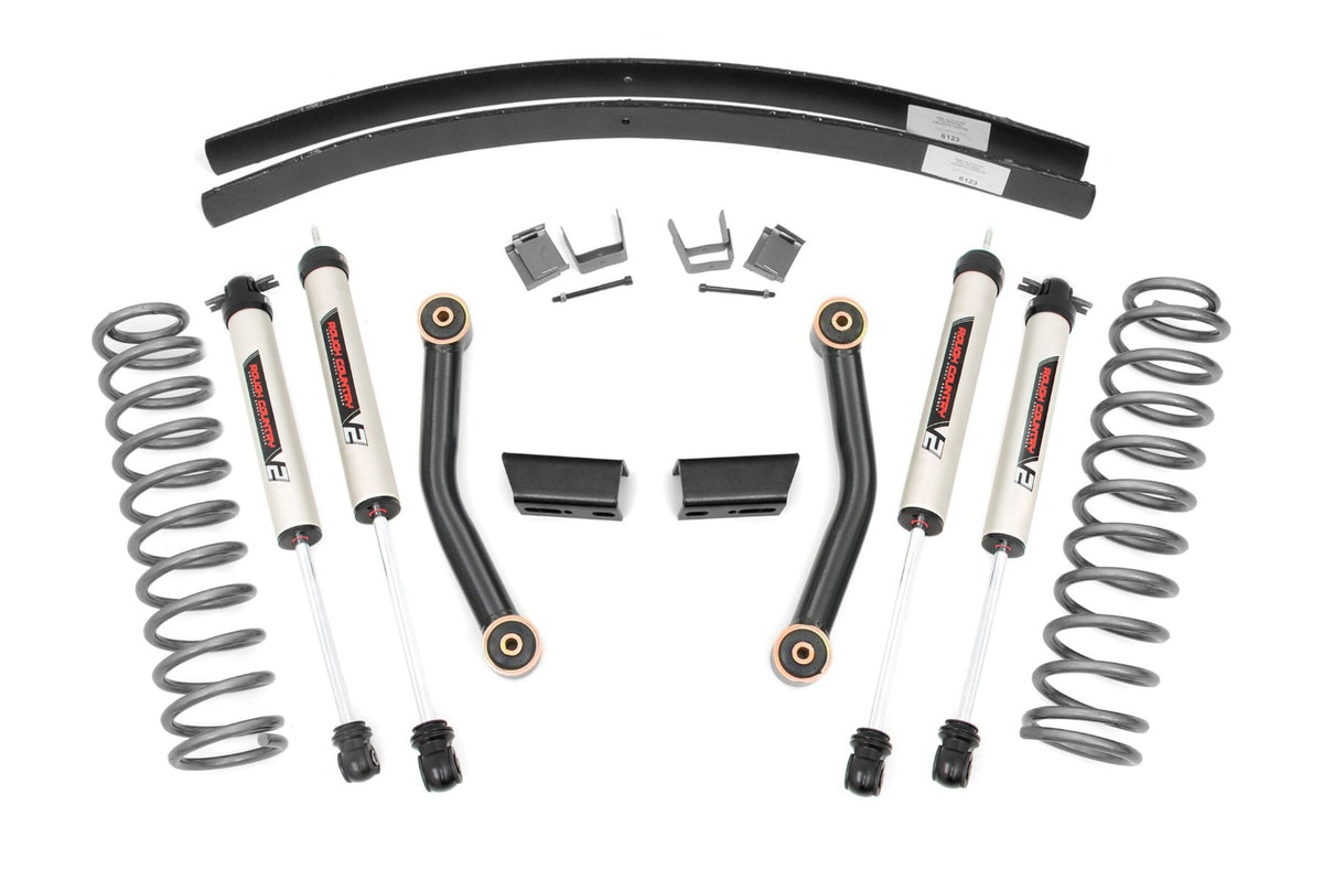 3 Inch Lift Kit | SII | RR AAL | V2 Shocks | Jeep Cherokee XJ 2WD/4WD (84-01) - Susp Lift Kits 4wd (Image 1 of 5)