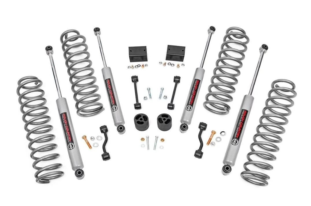 RC 2.5 Inch Lift Kit | Coils | M1R | Jeep Wrangler Unlimited 4WD (2018-2023) (manufacturer page)