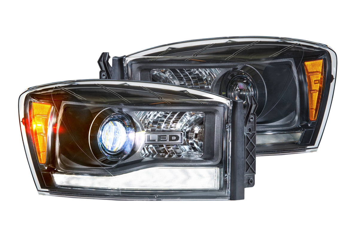 XB Hybrid LED Headlights: Dodge Ram (06-08 / Set) - Headlights (Image 1 of 6)