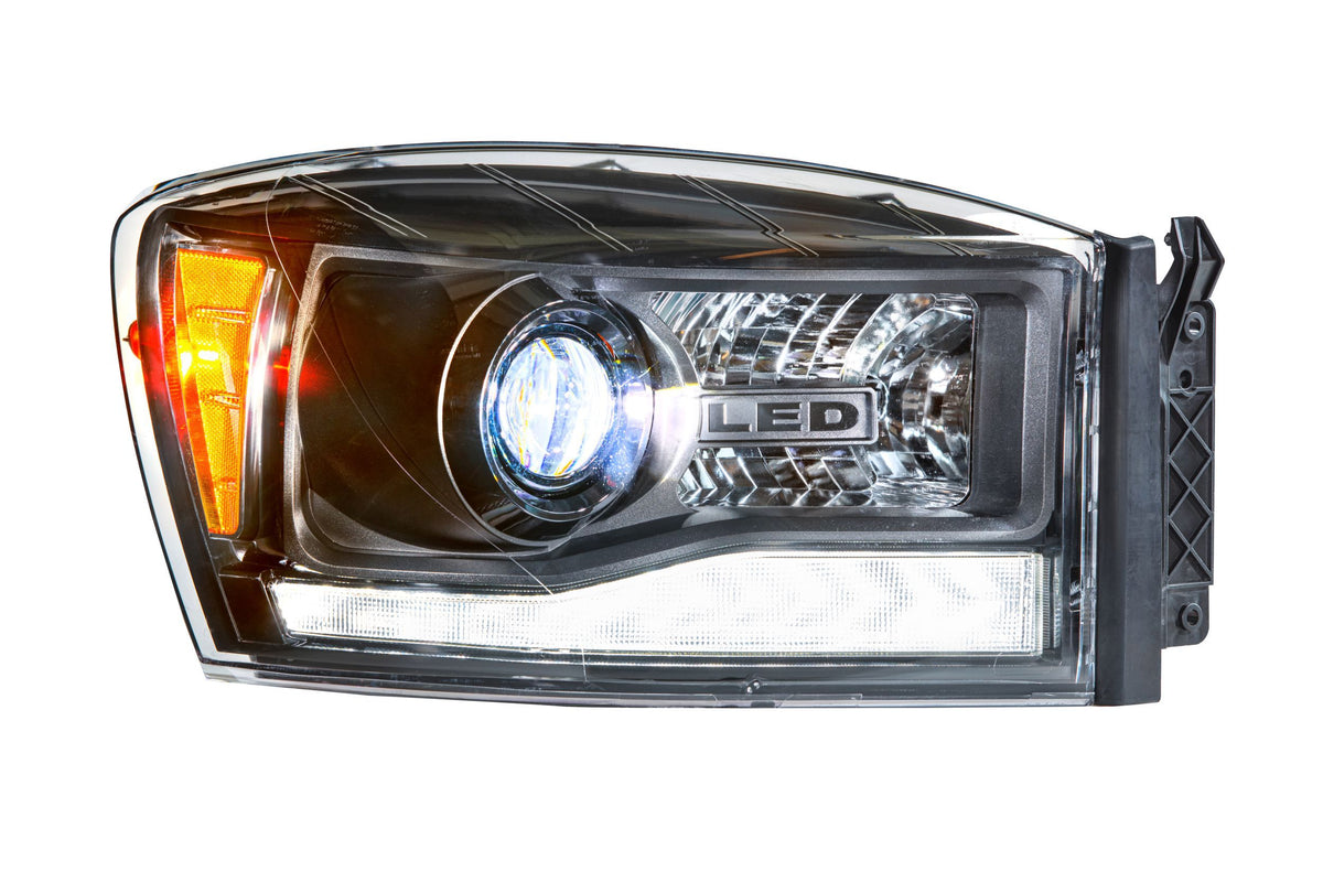 XB Hybrid LED Headlights: Dodge Ram (06-08 / Set) - Headlights (Image 5 of 6)