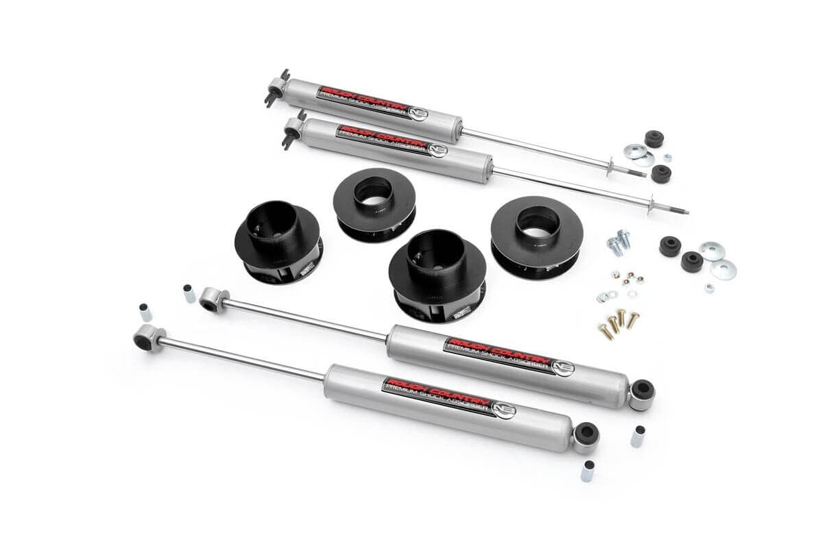 Rough Country 69530 2 Inch Lift Kit | N3 | Jeep Grand Cherokee WJ 2WD/4WD (1999-2004) - Image 1