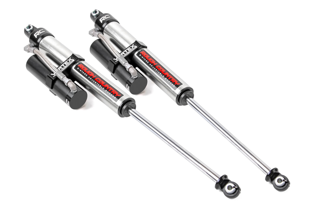 Rough Country 699055 Vertex 2.5 Reservoir Rear Shocks | 4-8" | Ford F-250 Super Duty 4WD (17-26) - Image 1
