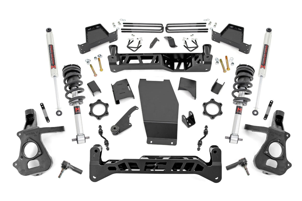 7 Inch Lift Kit | Cast Steel | M1 Struts/M1 | Chevy/GMC 1500 (14-18 & Classic) - Susp Lift Kits 4wd