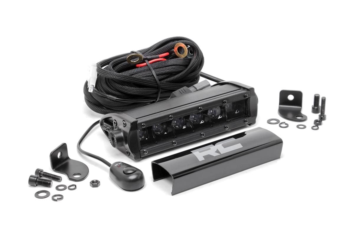6 Inch Black Series LED Light Bar | Single Row - Lighting & Acc (Image 1 of 4)
