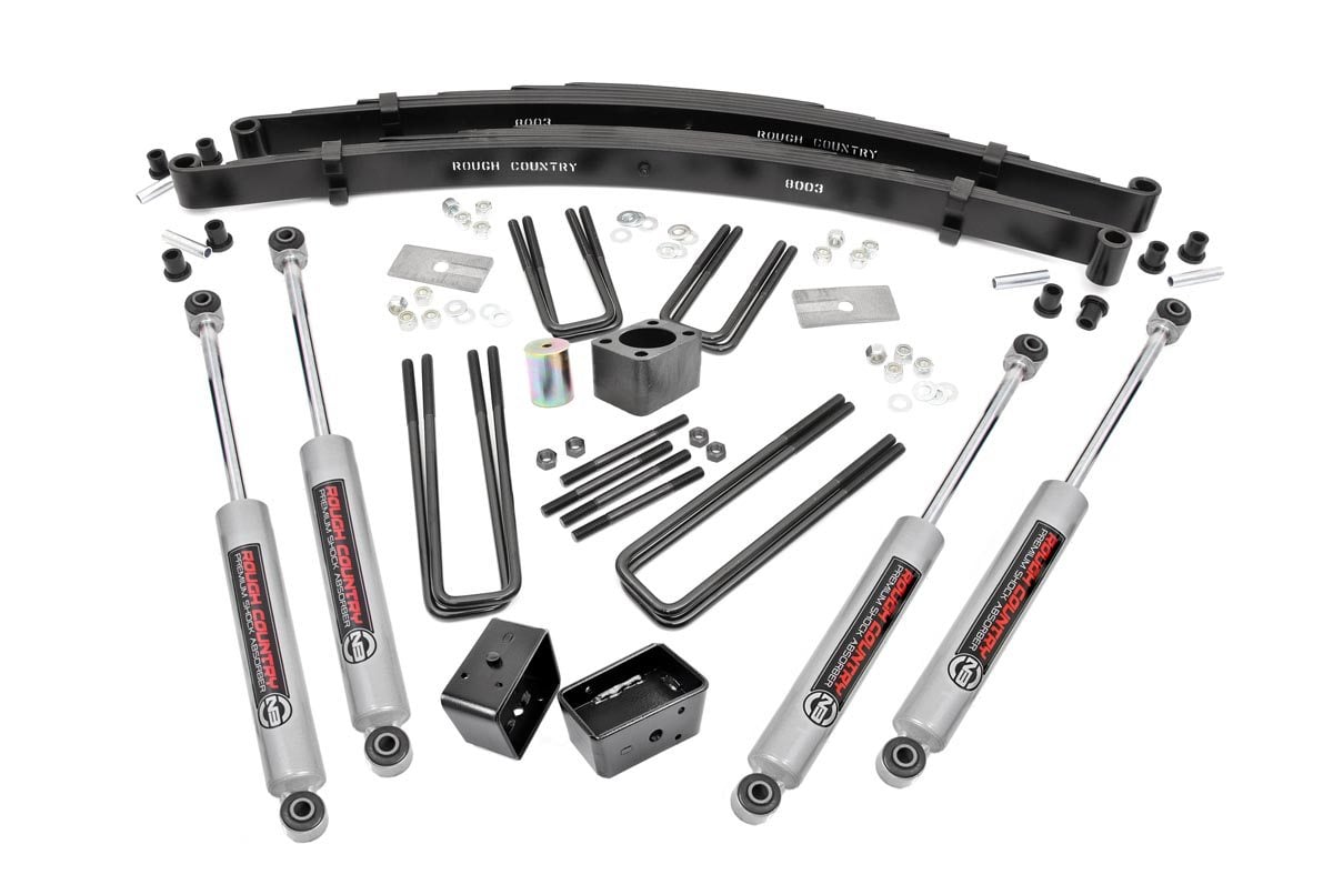 4 Inch Lift Kit | Rear Blocks | Dodge W100 Truck/W200 Truck 4WD (1974-1977) - Susp Lift Kits 4wd