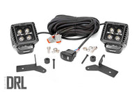 LED Light Kit | Hinge Mount | 2" Black Pair | White DRL | Jeep Gladiator JT/Wrangler JL (18-26) - Lighting & Acc (Image 1 of 6)