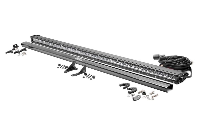 RC LED Light Kit | Cowl Mount | 50" Spectrum Single Row | Jeep Gladiator JT/Wrangler JL (18-26) (manufacturer page)