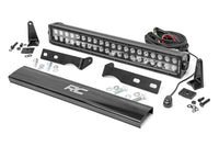 LED Light Kit | Bumper Mount | 20" Black Dual Row | Jeep Grand Cherokee WK2 (11-20) - Lighting & Acc (Image 1 of 6)