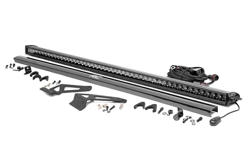 RC LED Light | Windhshield | 50" Blk Single Row | Can-Am Defender HD 5/HD 8/HD 9/HD 10 (manufacturer page)