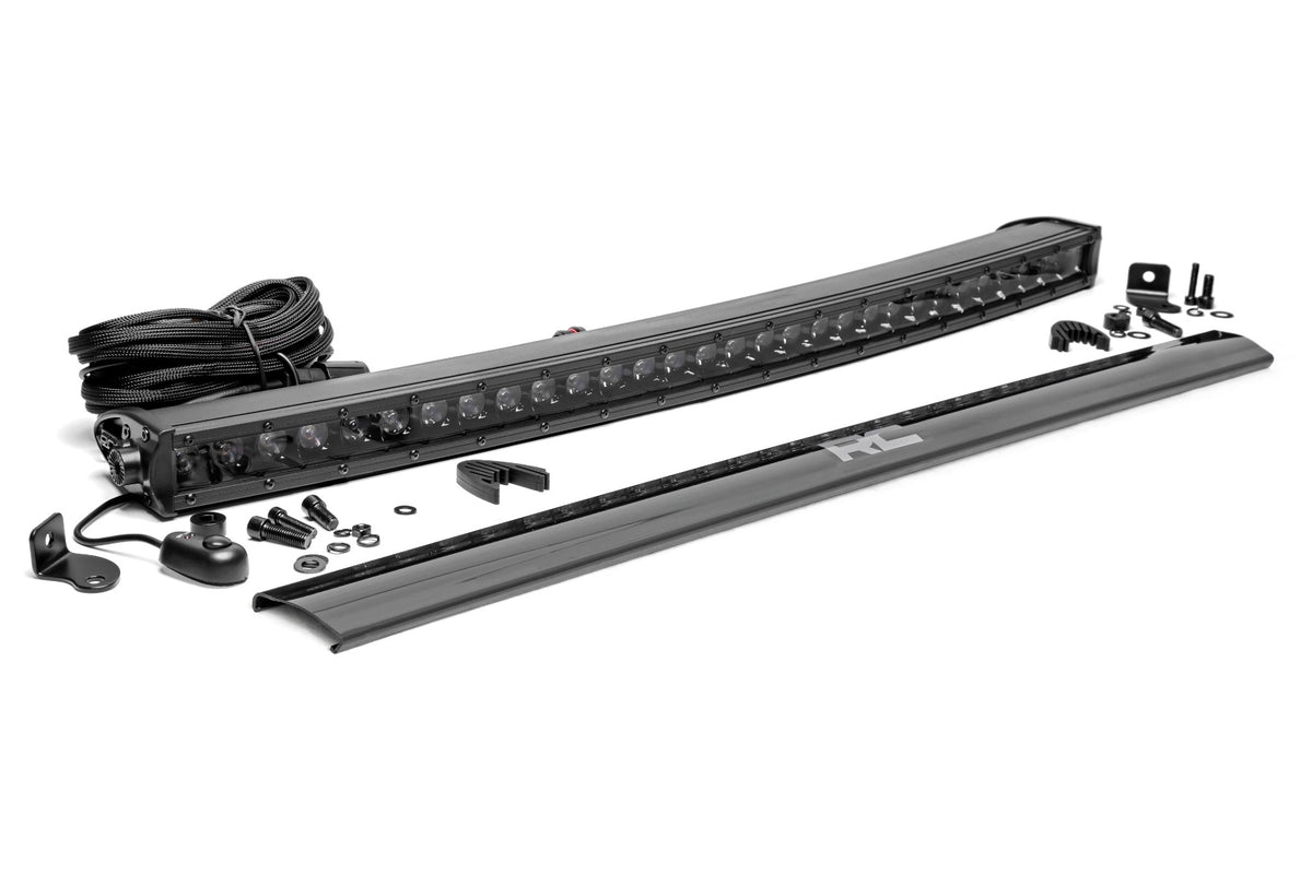 30 Inch Black Series LED Light Bar | Curved | Single Row - Lighting & Acc (Image 1 of 6)
