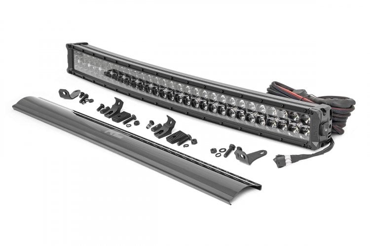 LED Light Kit | Bumper Mount | 30" Black Dual Row | White DRL | Toyota 4Runner (14-20) - Lighting & Acc (Image 1 of 6)