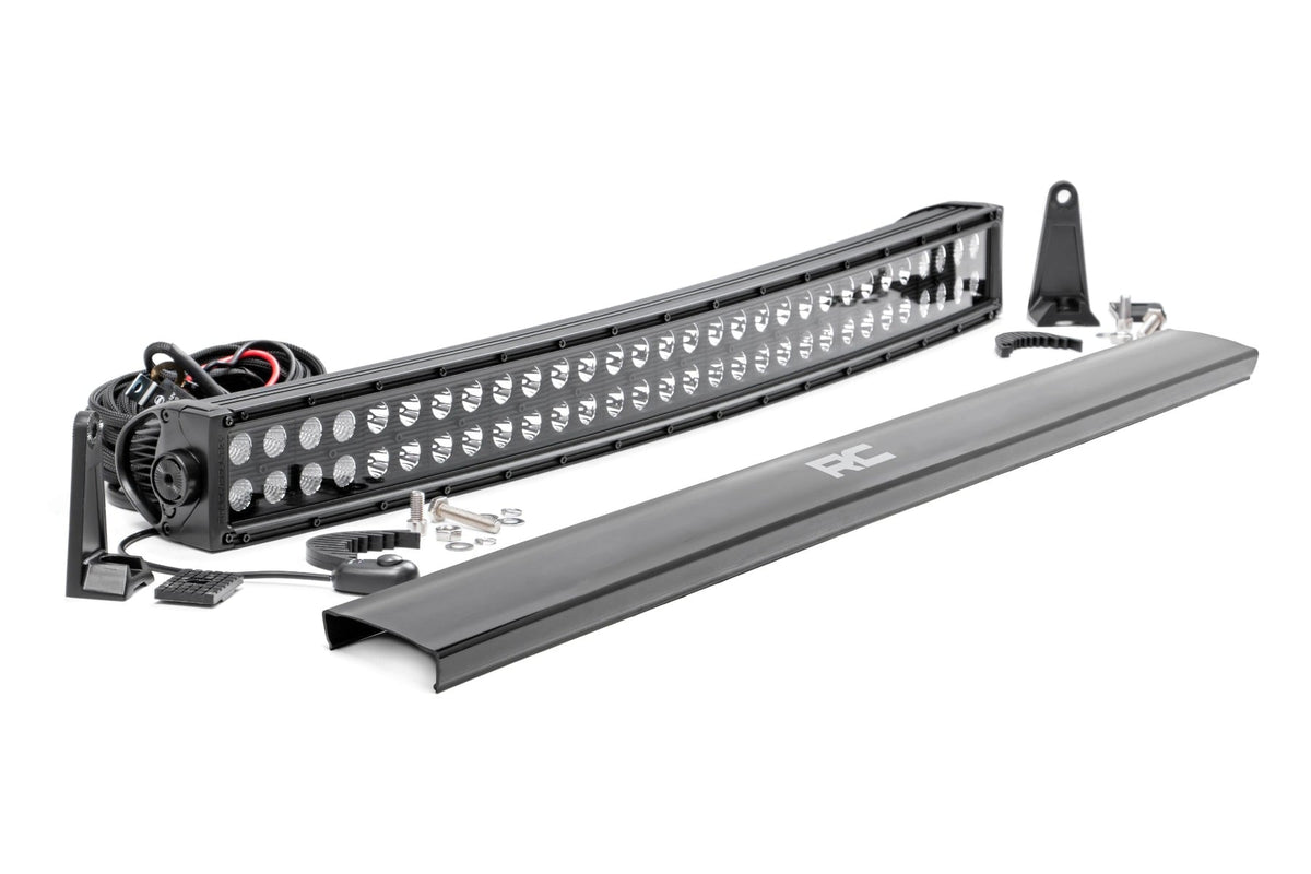 30 Inch Black Series LED Light Bar | Curved | Dual Row - Lighting & Acc (Image 1 of 6)