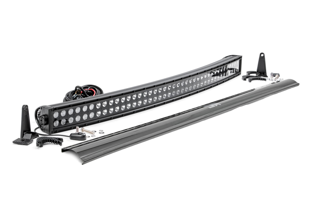 40 Inch Black Series LED Light Bar | Curved | Dual Row - Lighting & Acc (Image 1 of 5)