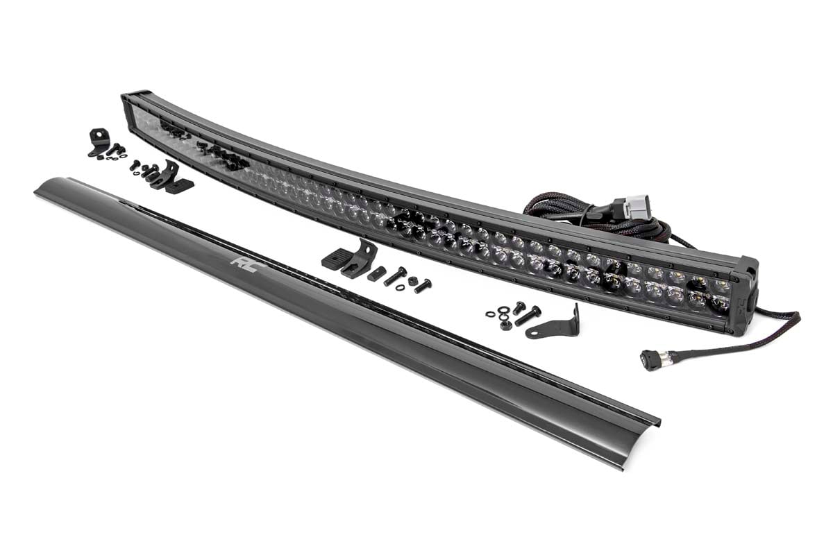 50 Inch Black Series LED Light Bar | Curved | Dual Row | Cool White DRL - Lighting & Acc (Image 1 of 6)