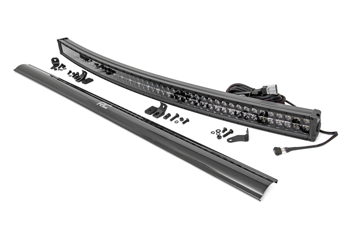 54 Inch Black Series LED Light Bar | Curved | Dual Row | Cool White DRL - Lighting & Acc (Image 1 of 6)
