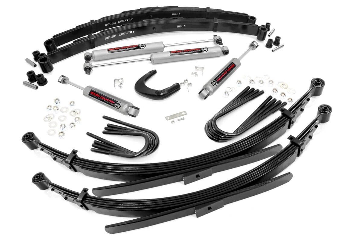 Rough Country 12830 6 Inch Lift Kit | Rear Springs | Chevy/GMC 3/4-Ton Suburban/C20/K20 Truck/C25/K25 Truck (73-76) - Image 1