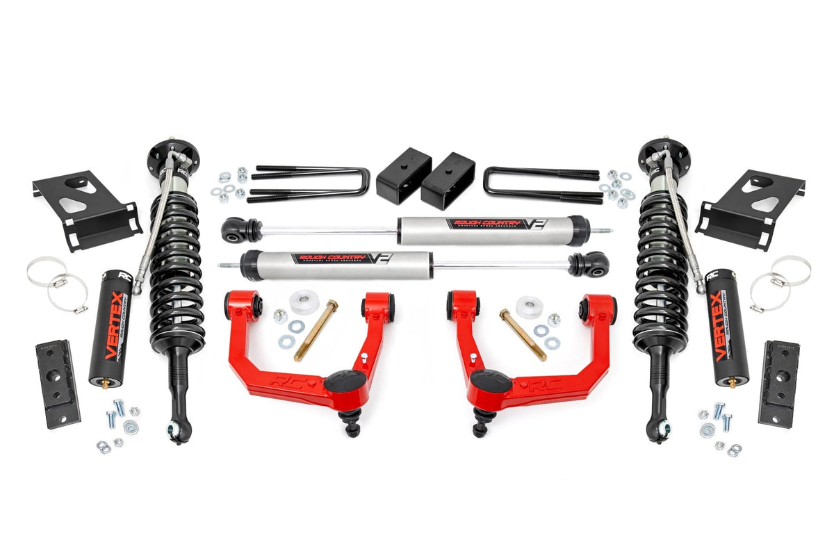3.5 Inch Lift Kit | Red UCA | Vertex/V2 | Toyota Tacoma 2WD/4WD (2005-2023) - Vertex Kits (Image 1 of 6)