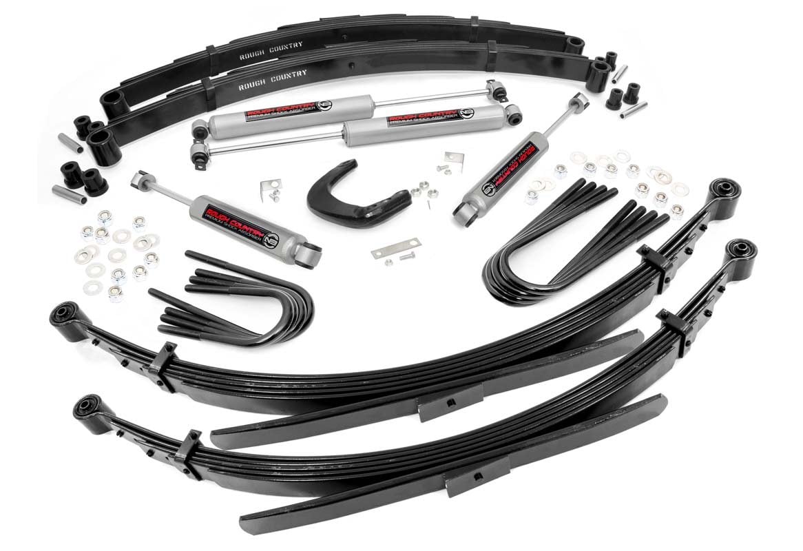 4 Inch Lift Kit | 56 Inch RR Springs | Chevy/GMC 3/4-Ton Suburban 4WD (88-91) - Susp Lift Kits 4wd