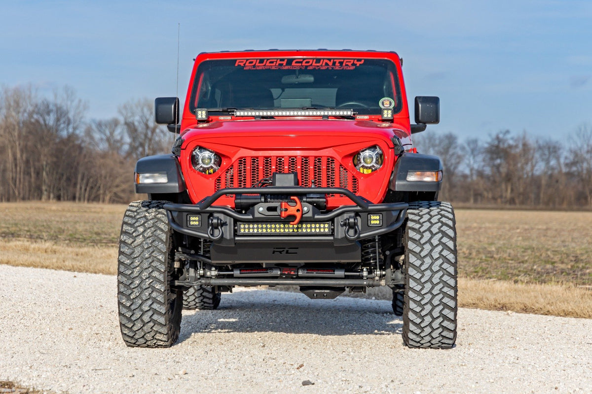 Rough Country 91944 3.5 Inch lift Kit | C/A Drop | FR D/S | M1R | Jeep Wrangler Unlimited (24-26) - Studio View 4