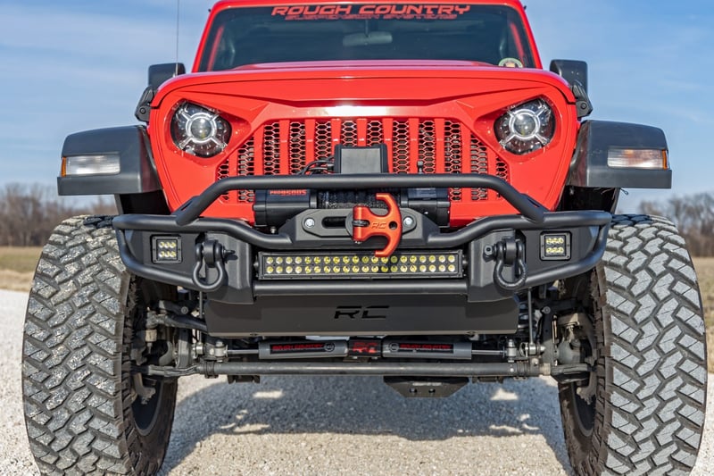 RC Front Winch Bumper | Tubular | Skid Plate | Jeep Gladiator JT/Wrangler JK & JL/Wrangler Unlimited (manufacturer page)