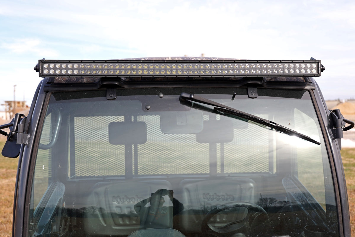 LED Black Dual Row DRL Light Bar Kit | 50 Inch | Kubota RTV-X1120 - Lighting & Acc (Image 4 of 6)