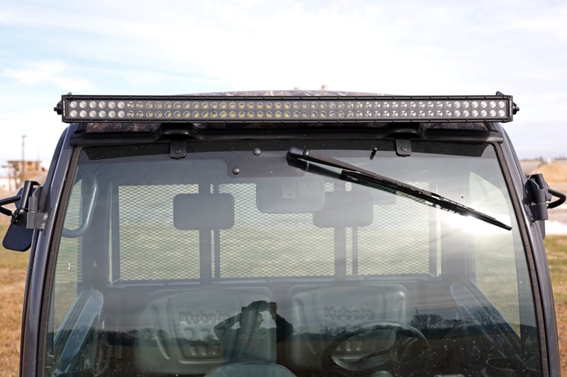 RC LED BlackSingle Row DRL Light Bar Kit | 50 Inch | Kubota RTV-X1120 (manufacturer page)