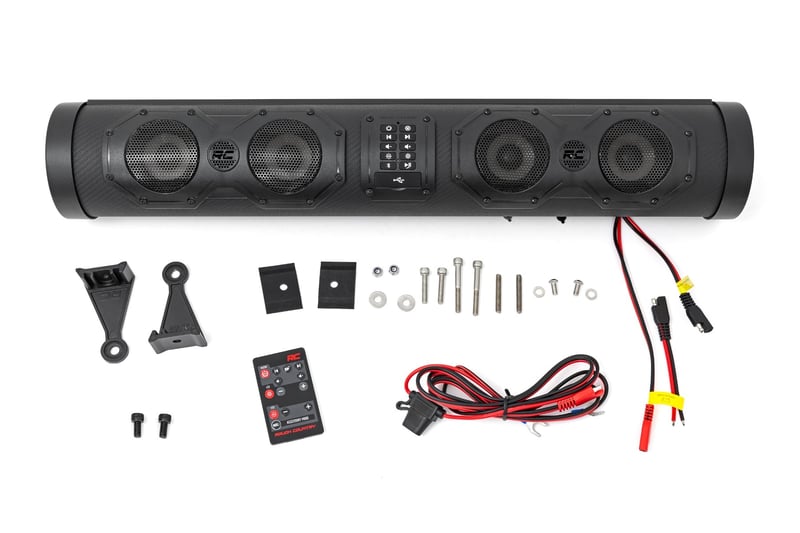 RC Bluetooth LED Soundbar | 8 Speaker | IP66 Waterproof | UTV/ATV (manufacturer page)