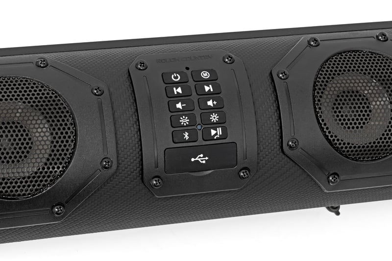 RC Bluetooth LED Soundbar | 8 Speaker | IP66 Waterproof | UTV/ATV (manufacturer page)