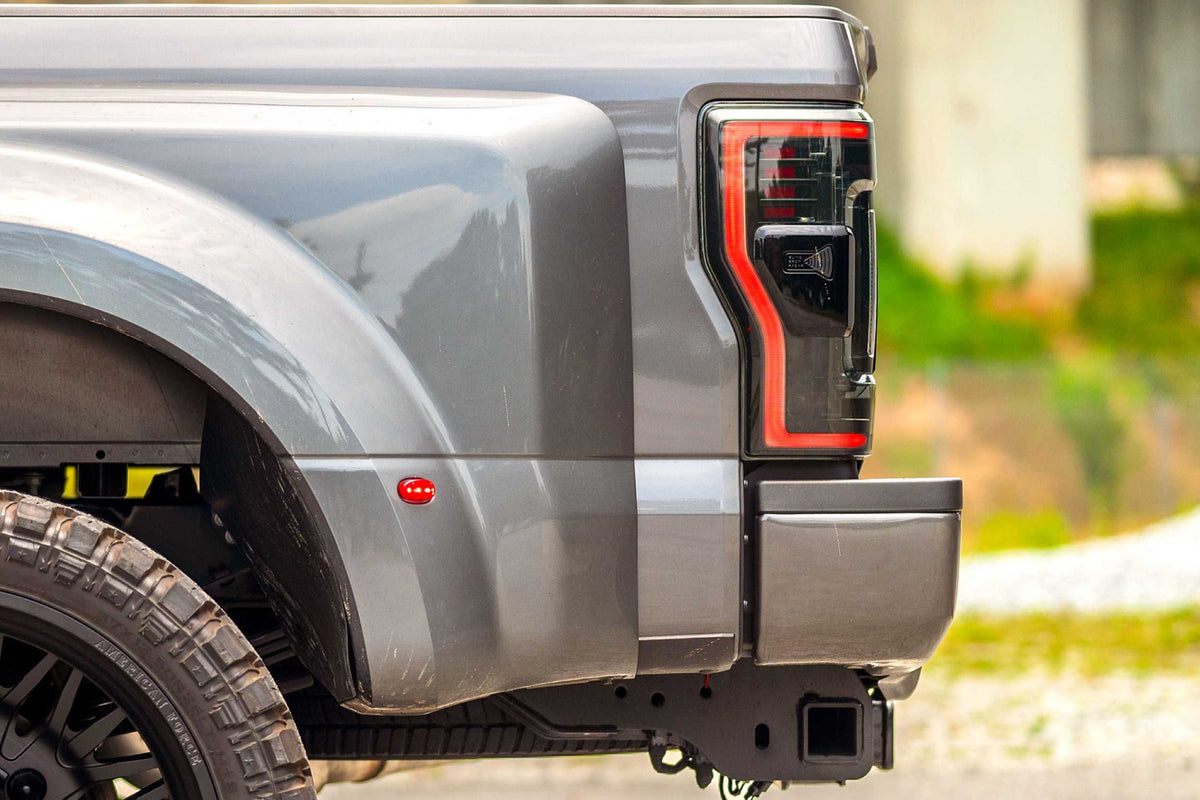 XB LED Tail Lights: Ford Super Duty (17-22 / Smoked Lens / Set) - Tail Lights (Image 1 of 4)
