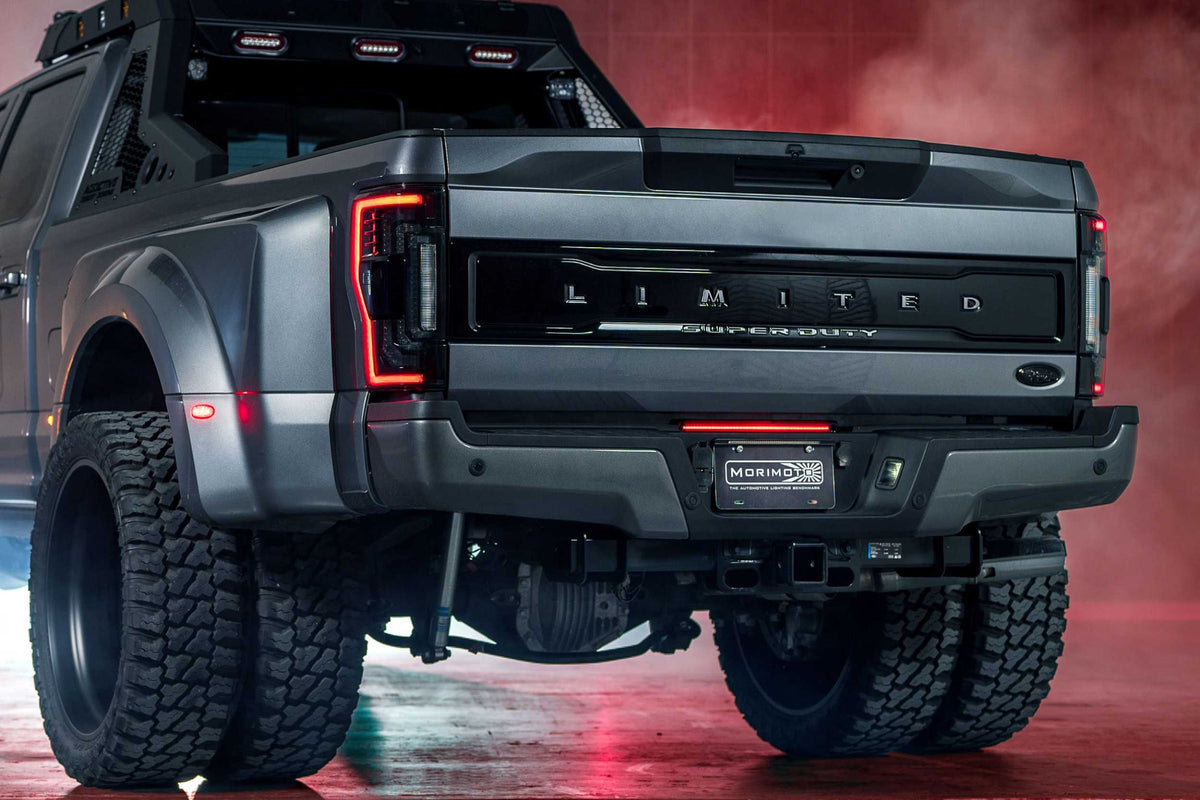 XB LED Tail Lights: Ford Super Duty (17-22 / Smoked Lens / Set) - Tail Lights (Image 3 of 4)
