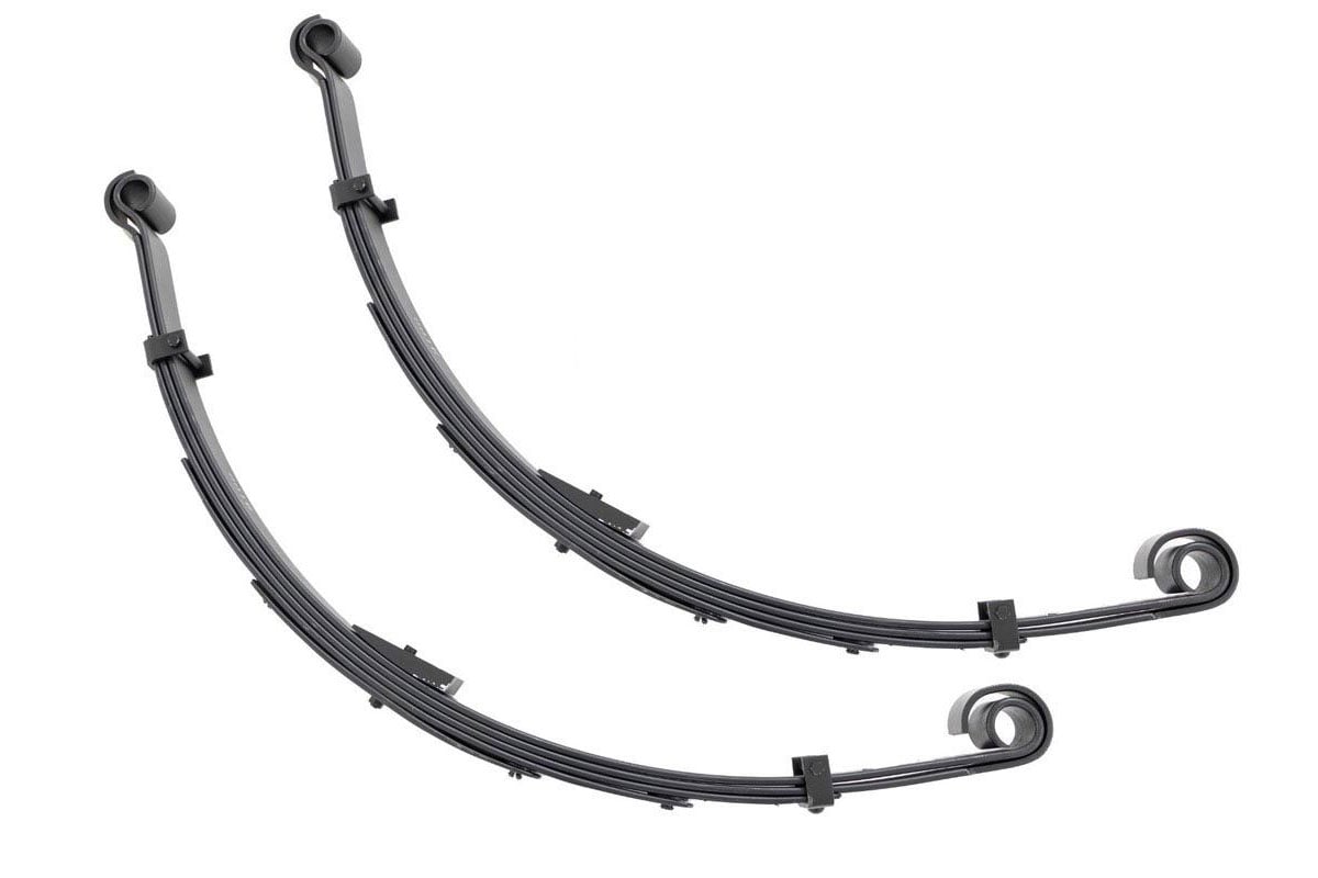 Rough Country 8016Kit Rear Leaf Springs | 6" Lift | Pair | Jeep Wrangler YJ 4WD (1987-1995) - Image 1