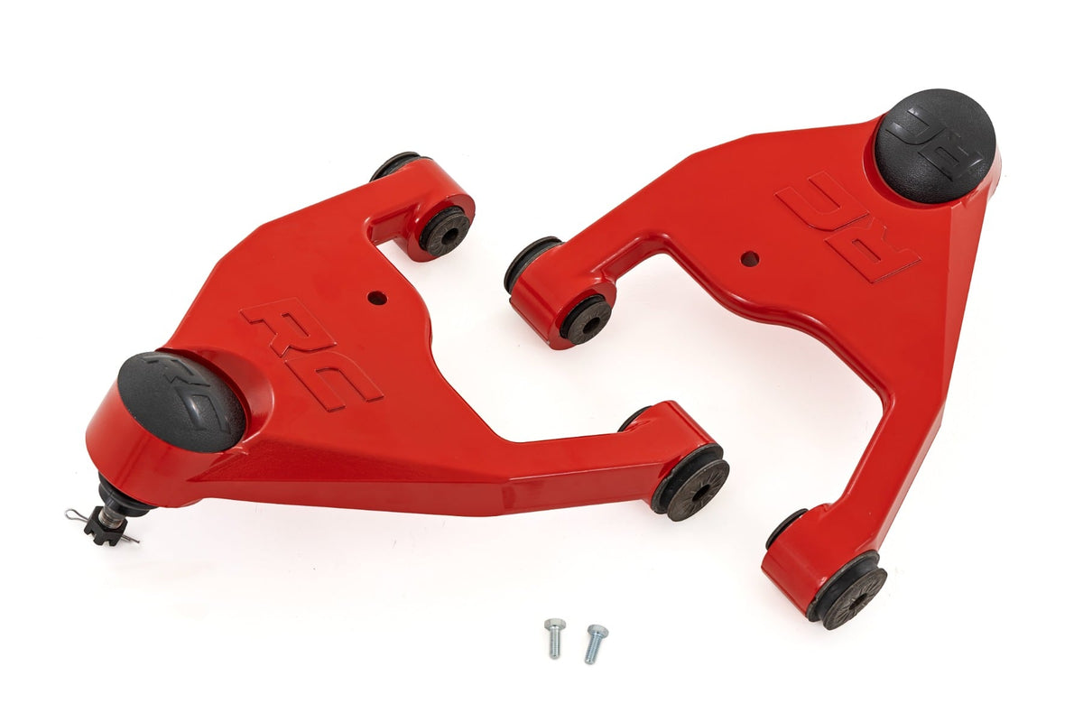 Red Forged Upper Control Arms | 2.5" of Lift | Chevy/GMC Blazer/S15 Jimmy/Sonoma 4WD - Susp Accessories (Image 1 of 2)