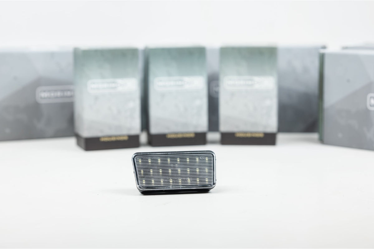 XB LED License Plate Light: Jeep Wrangler JL (18+) - DRL & Signals (Image 1 of 3)