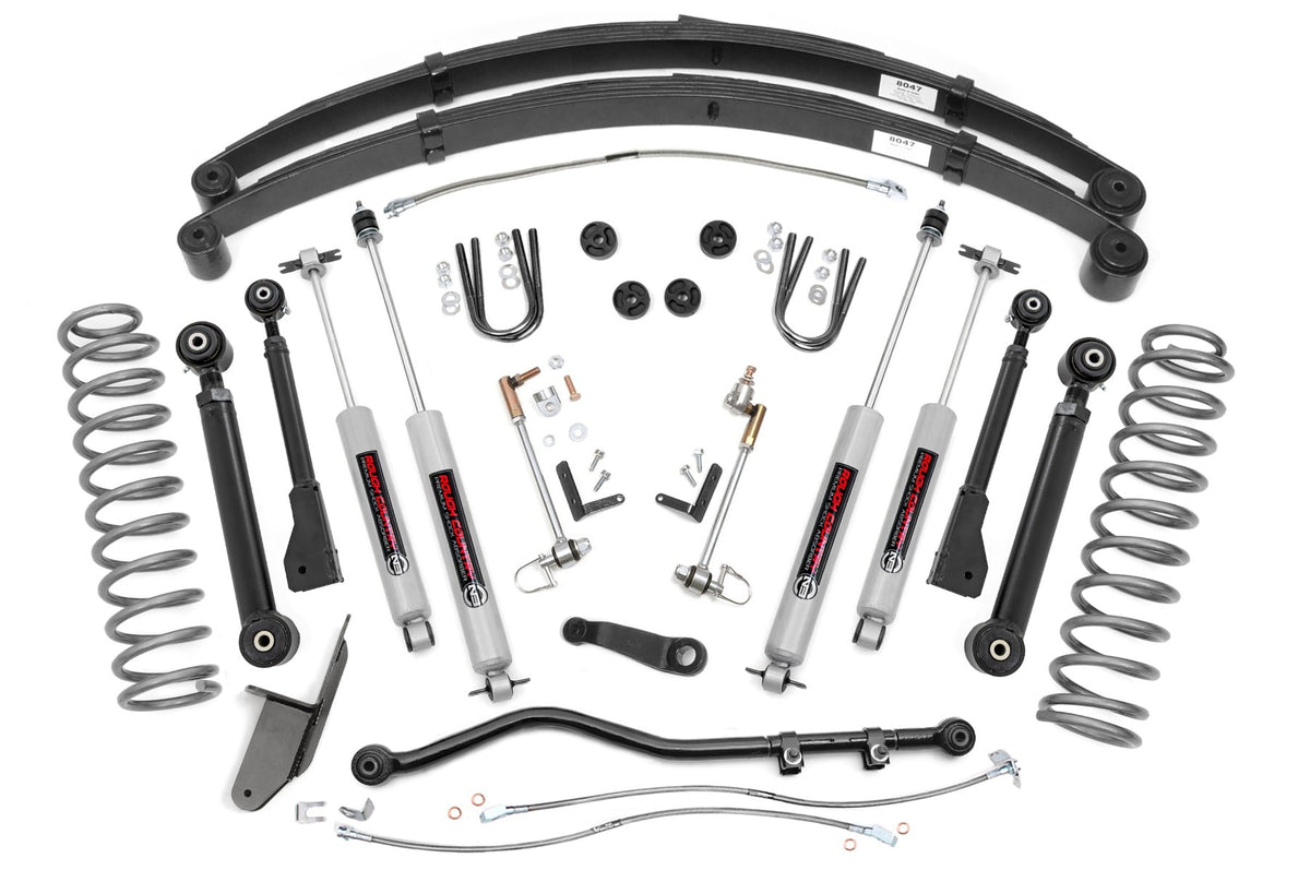4.5 Inch Lift Kit | RR Springs | X-Series | Jeep Cherokee XJ 2WD/4WD (84-01) - Susp Lift Kits 4wd (Image 1 of 4)