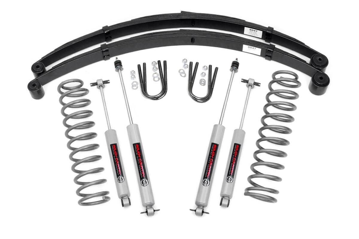3 Inch Lift Kit | RR Springs | Jeep Cherokee XJ 2WD/4WD (1984-2001) - Susp Lift Kits 4wd (Image 1 of 5)