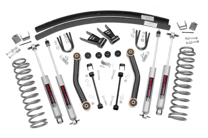 RC 4.5 Inch Lift Kit | M1 | Rear AAL | Jeep Cherokee XJ 2WD/4WD (1984-2001) (manufacturer page)